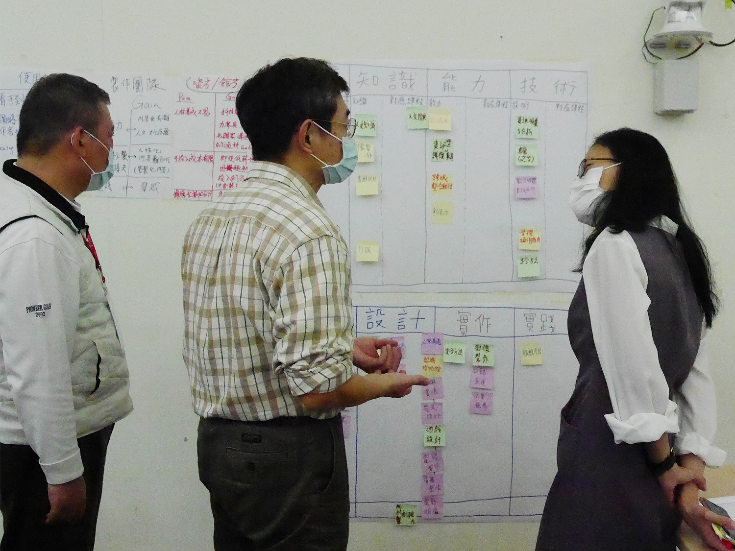 課程解構再建構之現場討論熱絡,老師們收穫良多