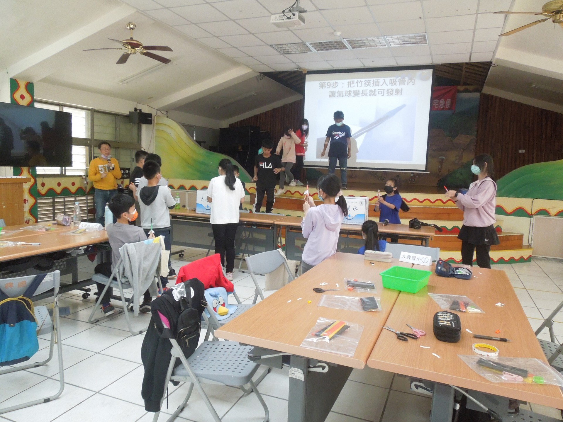 橡皮筋好好玩-試飛彈力氣球火箭