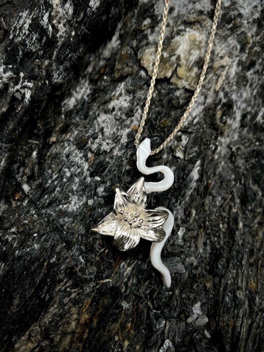 金工創作-百合與蛇