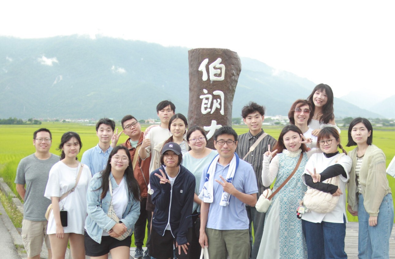 鐵馬漫遊伯朗大道合影