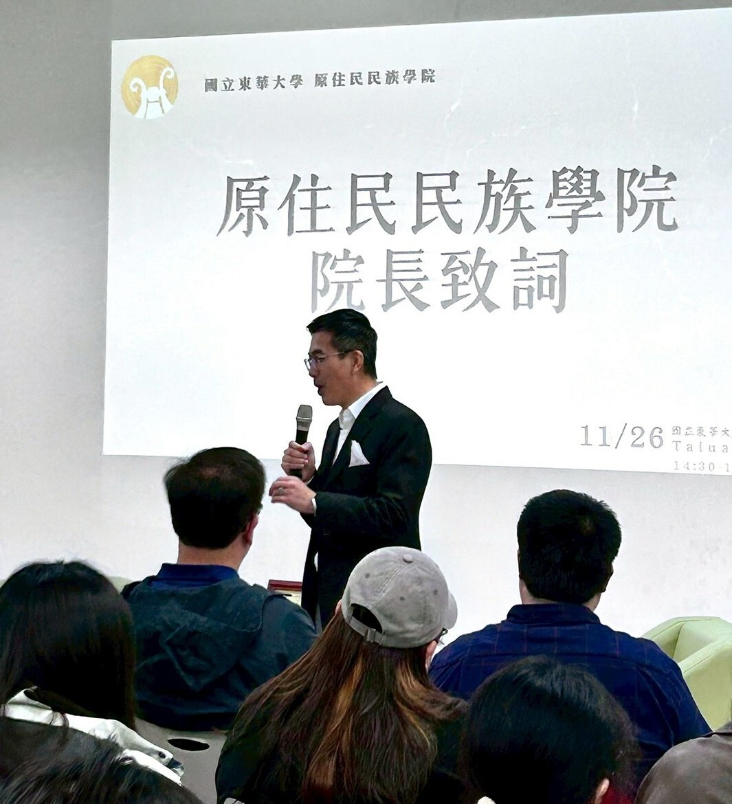 石忠山行政副校長兼院長致詞