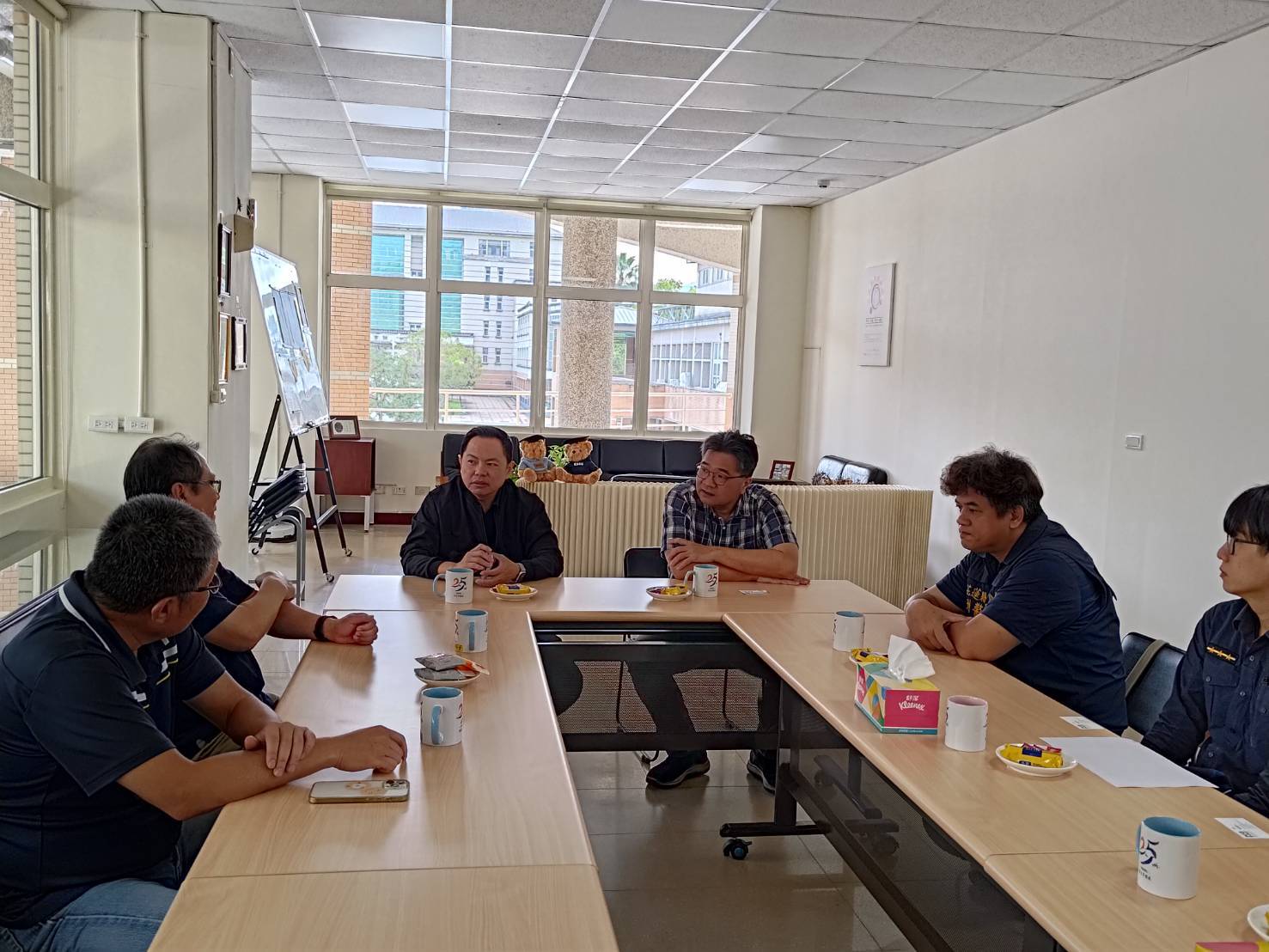 黃清暉分局長分享分享討論防詐作為