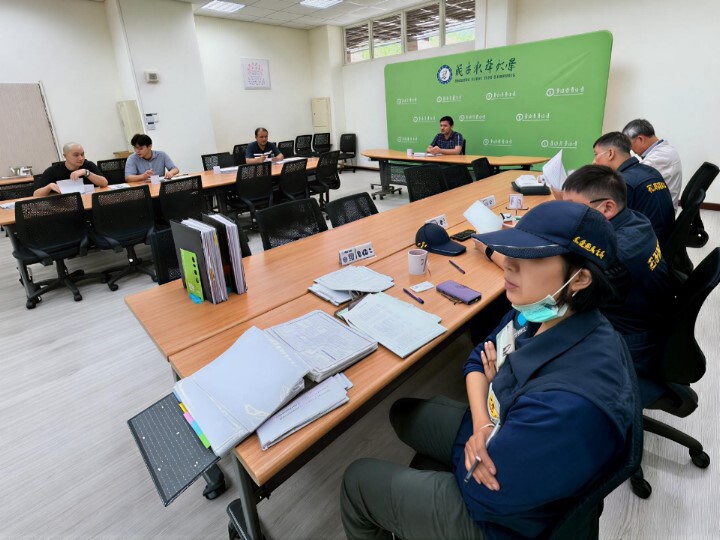 教育部會同花蓮縣衛生局聆聽東華大學餐飲衛生管理簡報