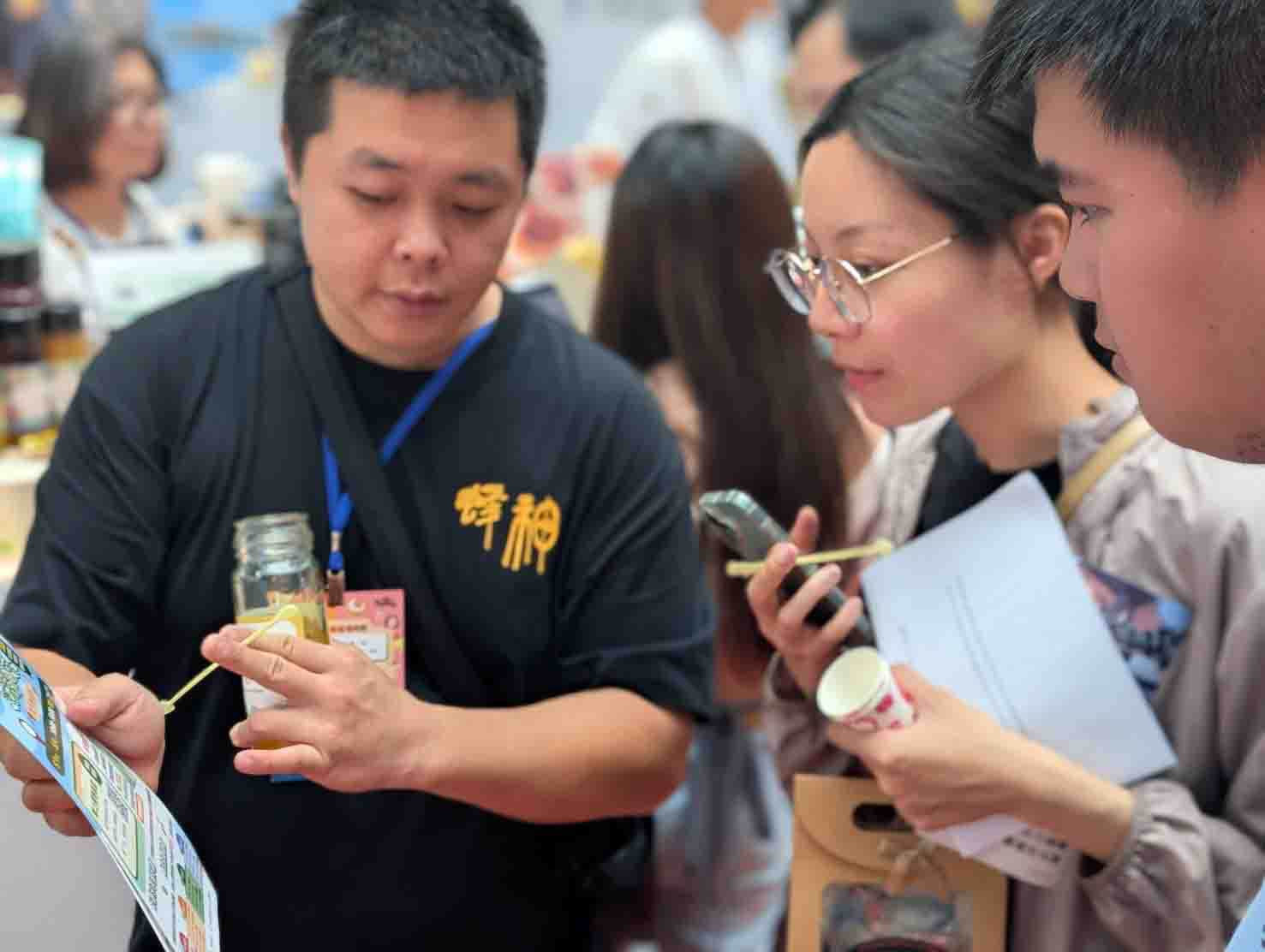 青農參展商英語交流