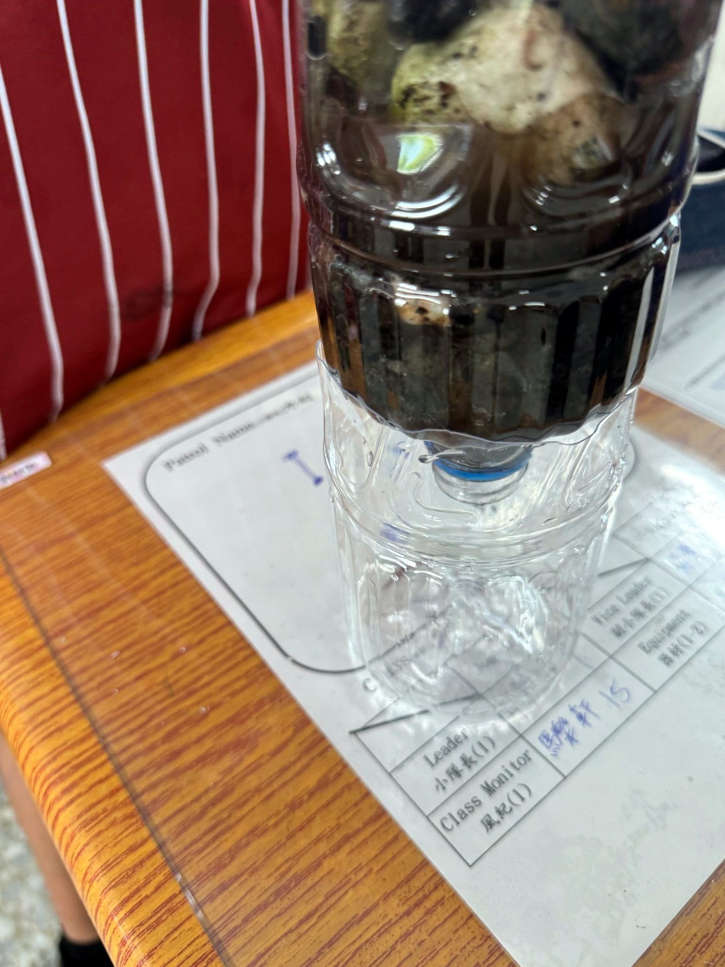 「濾水器實作」讓髒水變乾淨了