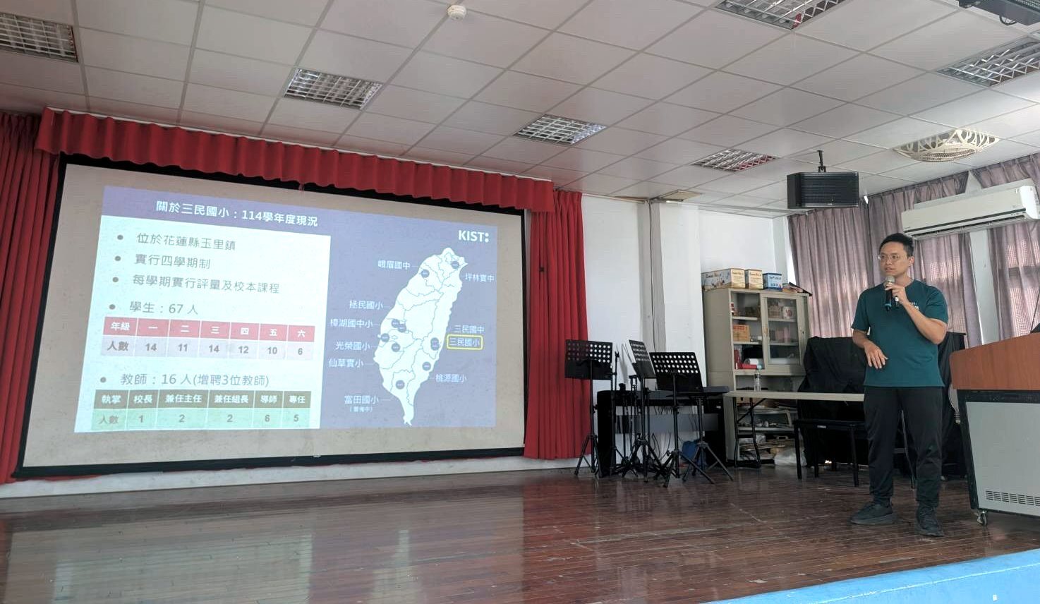 三民國小黃唯銘校長分享KIST實驗教育理念與學校推動經驗