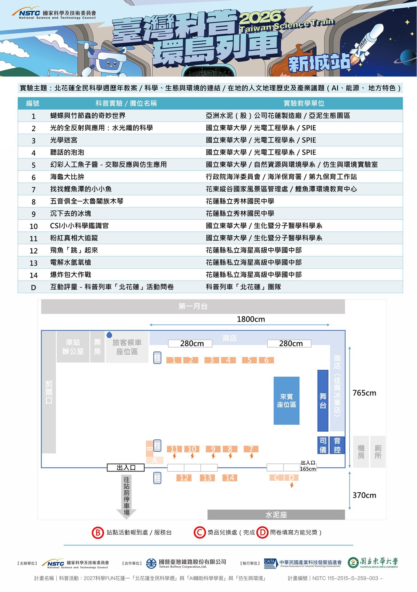 【新城站】關卡場地配置