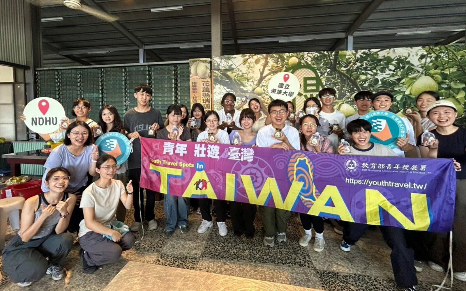 從一顆柚子走進瑞穗農村，東華大學柚子體驗工作坊帶學生探索產地到餐桌