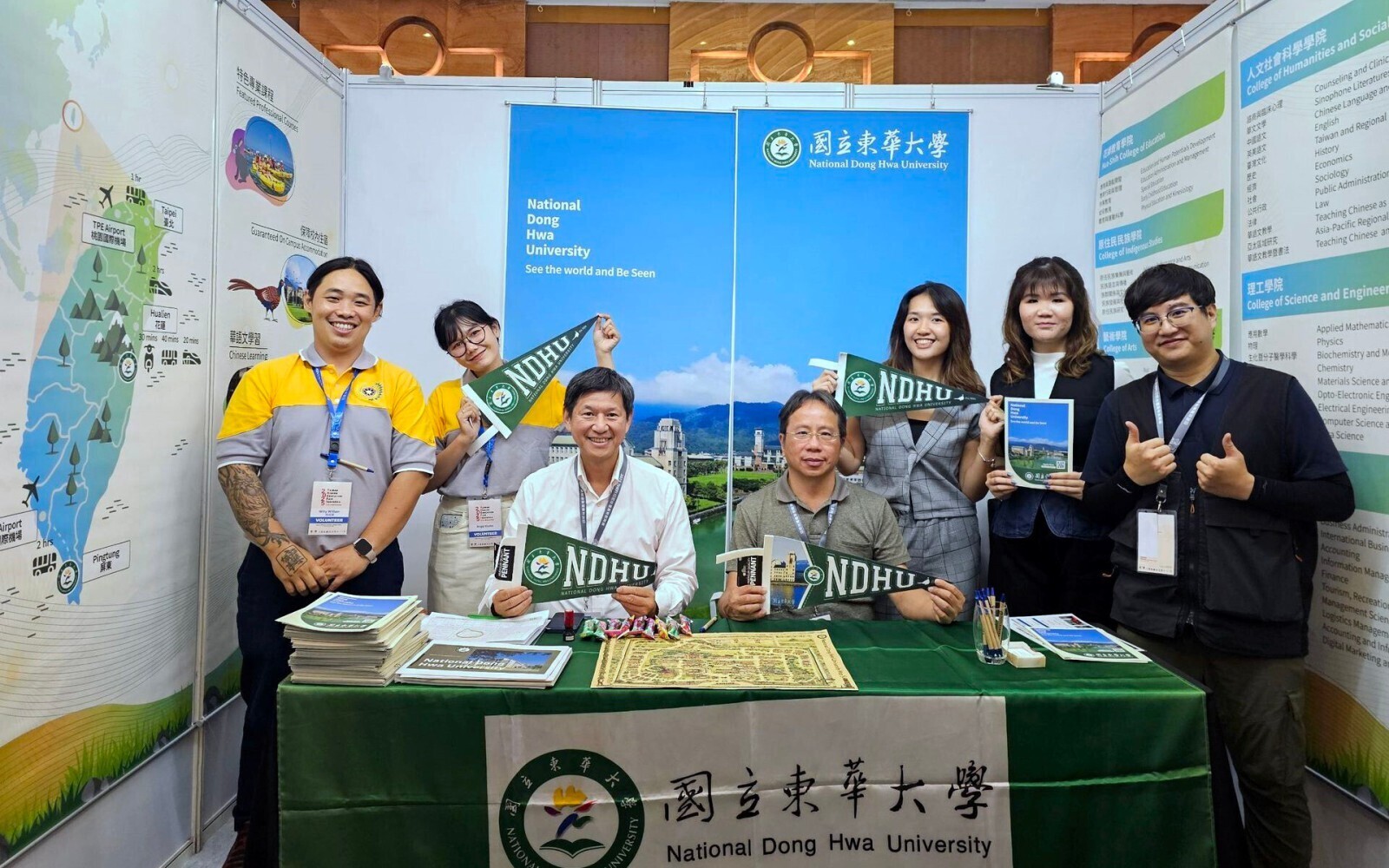 東華大學參加2025印尼臺灣高等教育展，成果豐碩