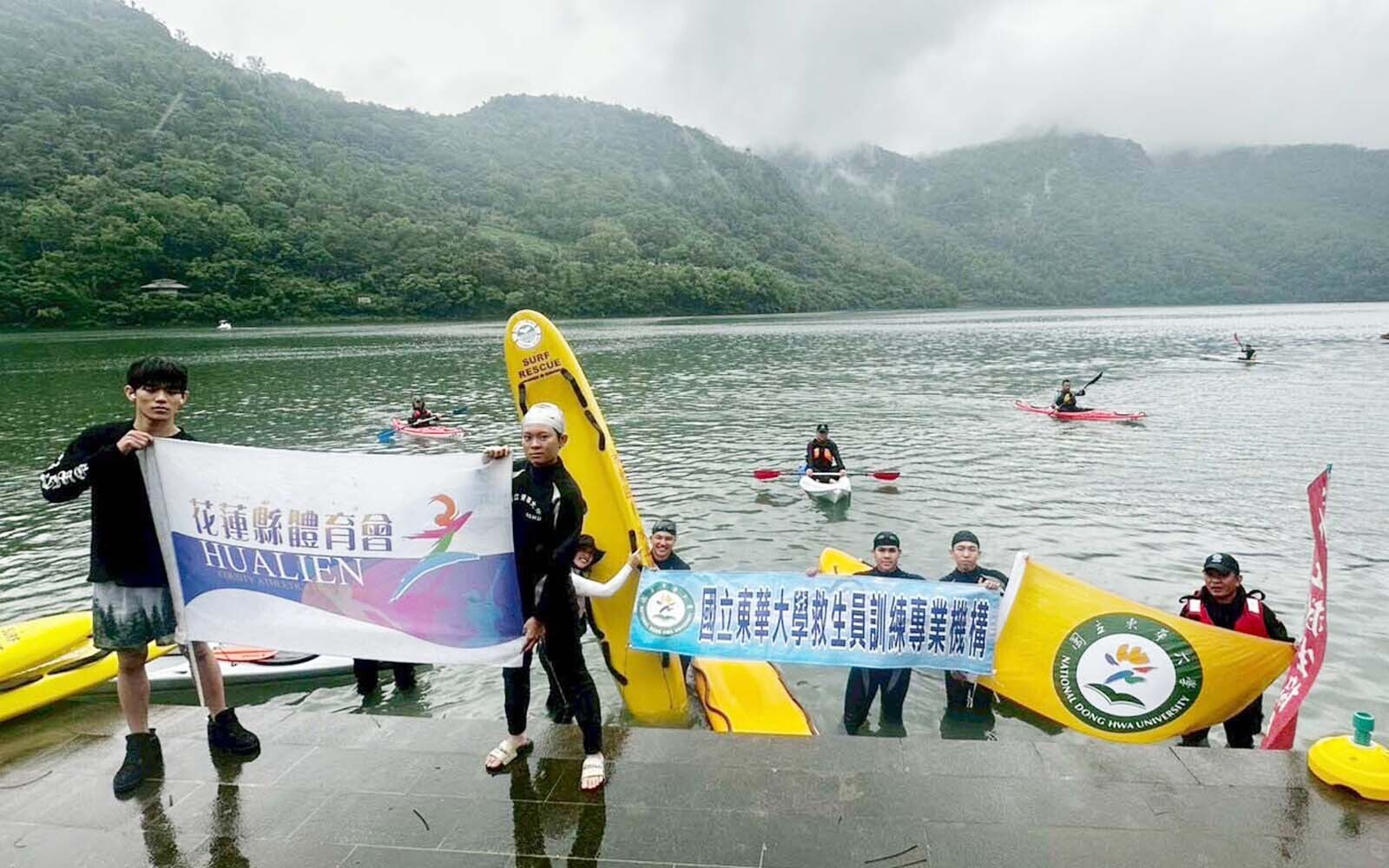東華大學體育中心辦理救生員新訓及複訓檢定講習