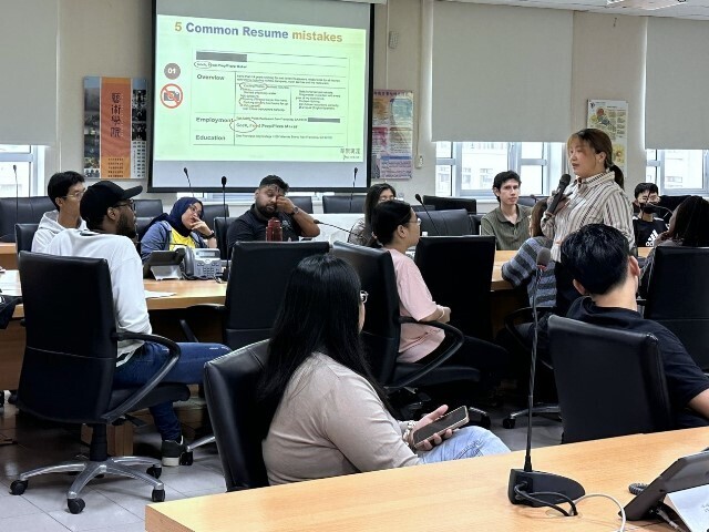 東華大學國際處辦理職涯工作坊，強化境外生留臺就業力
