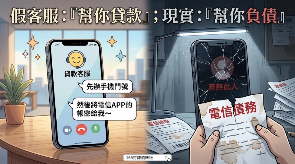 假冒客服要求電信門號