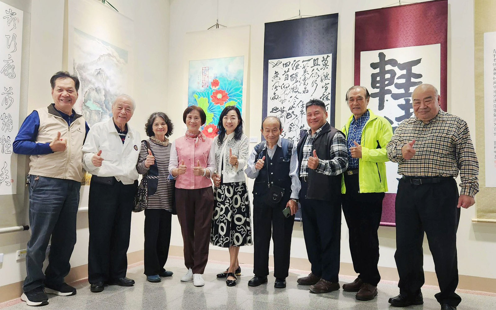 《翰墨天下．藝遊東華》台灣茶書畫藝術協會名家邀請展隆重開幕