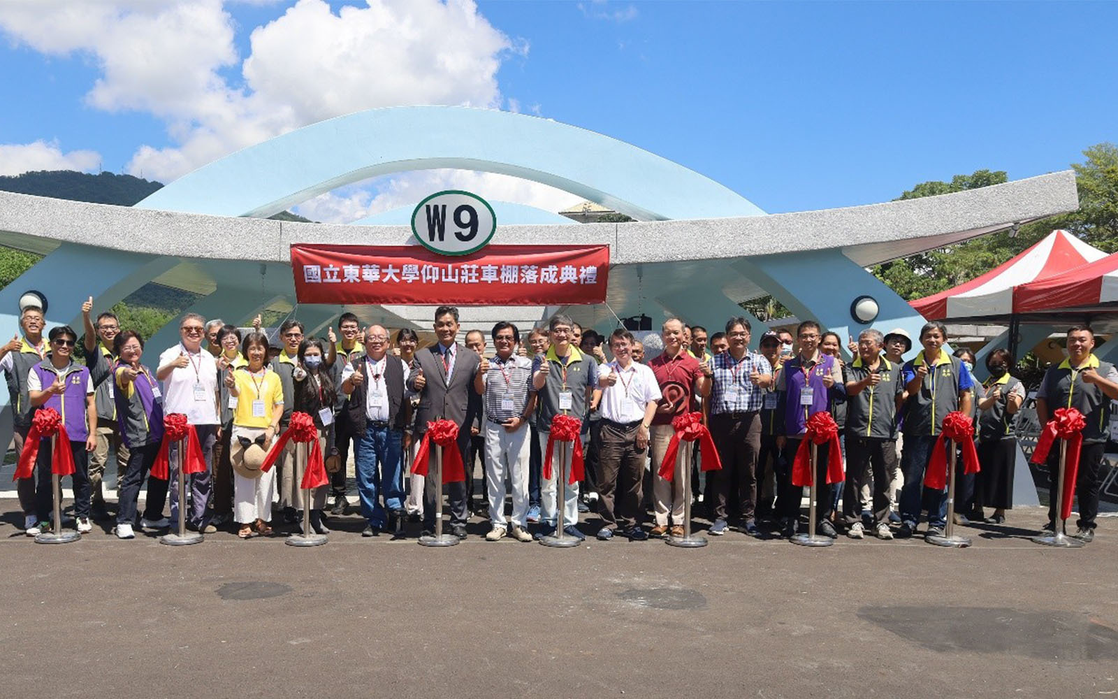 東華大學「仰山莊車棚新建工程」啟用  提升校園交通安全與宿舍生活便利性