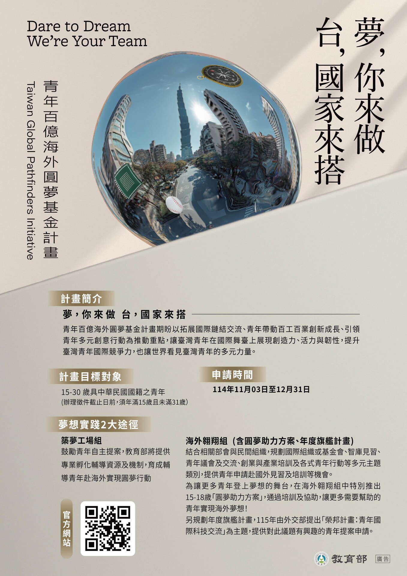 115年度青年百億海圓夢基金計畫